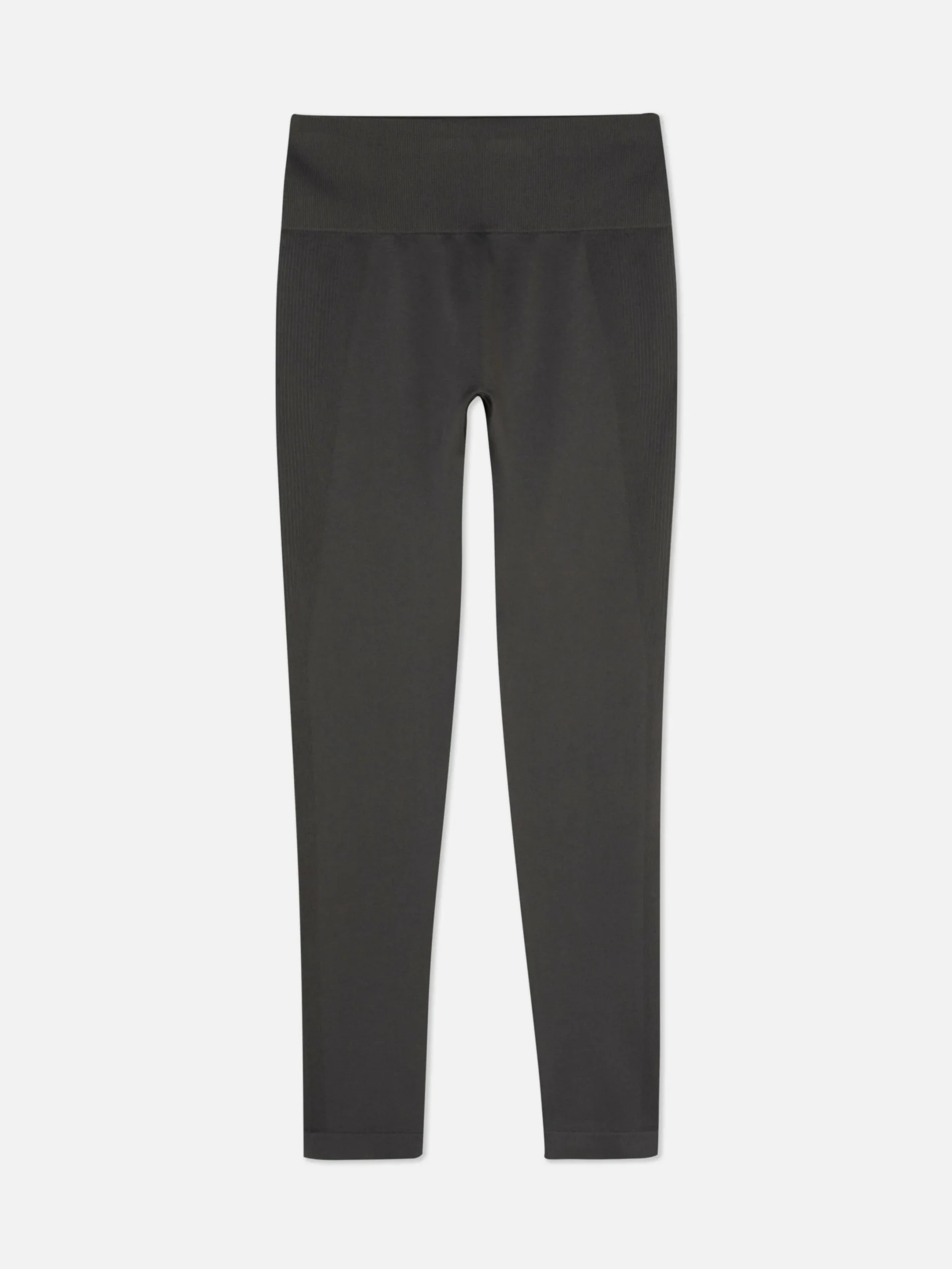 Fitnesskleidung Und Activewear|Primark Lange, Nahtlose Performance-Leggings Dunkelgrau