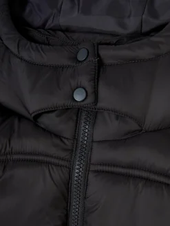 Jacken Und Mäntel|Primark Lange Weste Mit Kapuze Anthrazitfarben