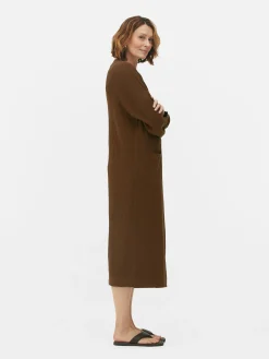 Pullover Und Cardigans|Primark Langer Cardigan Braun