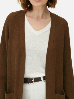 Pullover Und Cardigans|Primark Langer Cardigan Braun