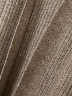 Pullover Und Cardigans|Primark Langer, Gerippter Cardigan Taupefarben