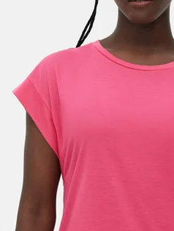Tops Und T-Shirts|Primark Langes Essential-T-Shirt Rosa