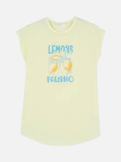 Tops Und T-Shirts|Primark Langes Jersey-T-Shirt Zitronengelb