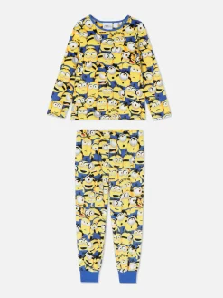 Schlafanzüge Und Nachtwäsche|Primark Langärmeliger „Minions“ Schlafanzug Gelb