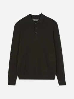 Pullover Und Cardigans|Primark Langärmeliger Polopullover Schwarz