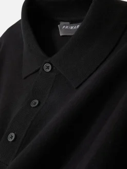 Pullover Und Cardigans|Primark Langärmeliger Polopullover Schwarz