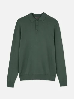 Pullover Und Cardigans|Primark Langärmeliger Polopullover Grün