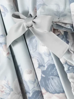 Schlafanzüge|Primark Langärmeliger Schlafanzug Mit Schleifen-Detail Hellblau