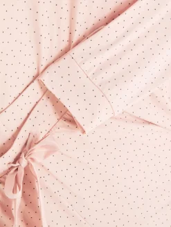 Schlafanzüge|Primark Langärmeliger Schlafanzug Mit Schleifen-Detail Hellrosa