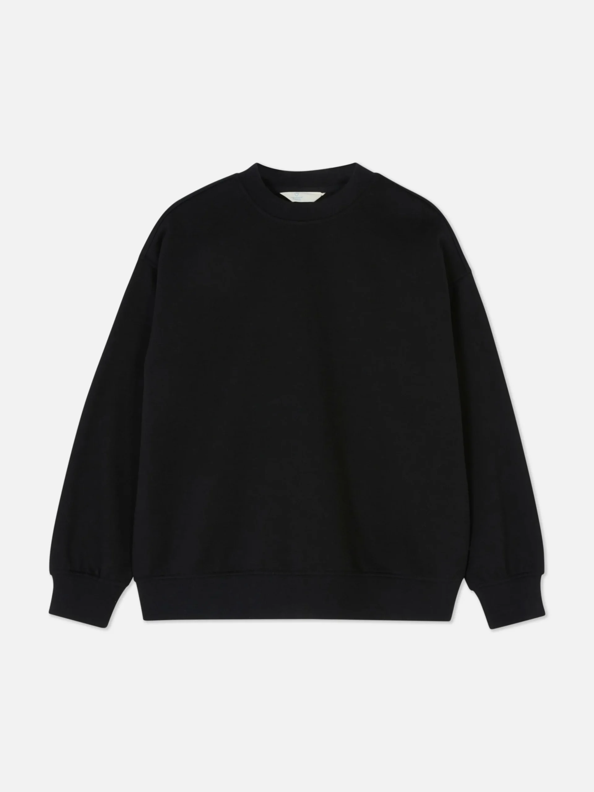 Loungewear|Hoodies Und Sweatshirts|Primark Langärmeliges Basic-Sweatshirt Schwarz
