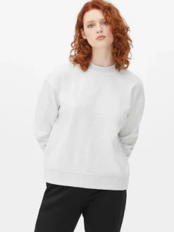 Loungewear|Hoodies Und Sweatshirts|Primark Langärmeliges Basic-Sweatshirt Grau meliert