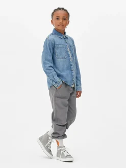 Hemden|Primark Langärmeliges Hemd Aus Denim Blau