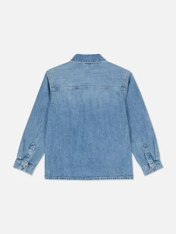 Hemden|Primark Langärmeliges Hemd Aus Denim Blau