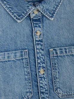 Hemden|Primark Langärmeliges Hemd Aus Denim Blau