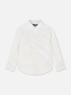Hemden|Primark Langärmeliges Oxfordhemd (kleine Jungen) Weiß