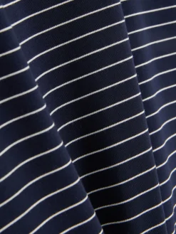 Schlafanzugoberteile|Primark Langärmeliges Schlafanzugtop Mit Streifen Marineblau