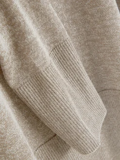 Pullover Und Cardigans|Primark Langärmeliges „The Edit“ Strick-Poloshirt Taupefarben