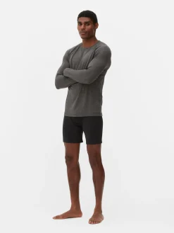 Sportbekleidung|Tops Und T-Shirts|Primark Langärmeliges Thermo-Oberteil Anthrazitfarben