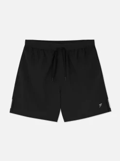 Sportbekleidung|Shorts|Primark Laufshorts Mit Elastischem Taillenbund Schwarz