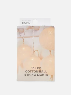 Beleuchtung|Primark LED-Lichterkette Mit Lampions Weiß