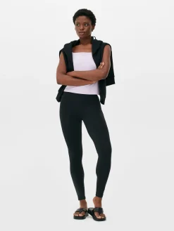 Hosen Und Leggings|Primark Leggings Aus Baumwolle Schwarz