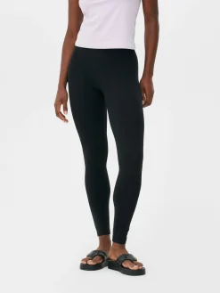 Hosen Und Leggings|Primark Leggings Aus Baumwolle Schwarz