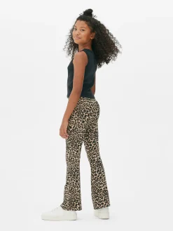 Hosen Und Leggings|Primark Leggings Mit Ausgestelltem Bein Und Leopardenmuster Multi