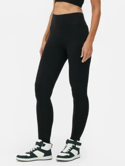 Hosen Und Leggings|Primark Leggings Mit Hohem Bund Schwarz