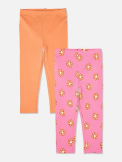 Hosen Und Leggings|Primark Leggings Mit Verschiedenen Designs, 2er-Pack Rosa