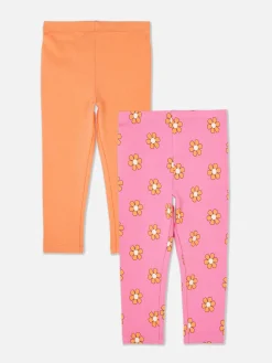 Hosen Und Leggings|Primark Leggings Mit Verschiedenen Designs, 2er-Pack Rosa