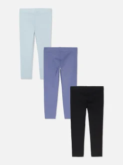 Hosen Und Leggings|Primark Leggings Mit Verschiedenen Mustern, 3er-Pack Blau