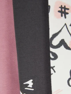 Hosen Und Leggings|Primark Leggings Mit Verschiedenen Mustern, 3er-Pack Anthrazitfarben