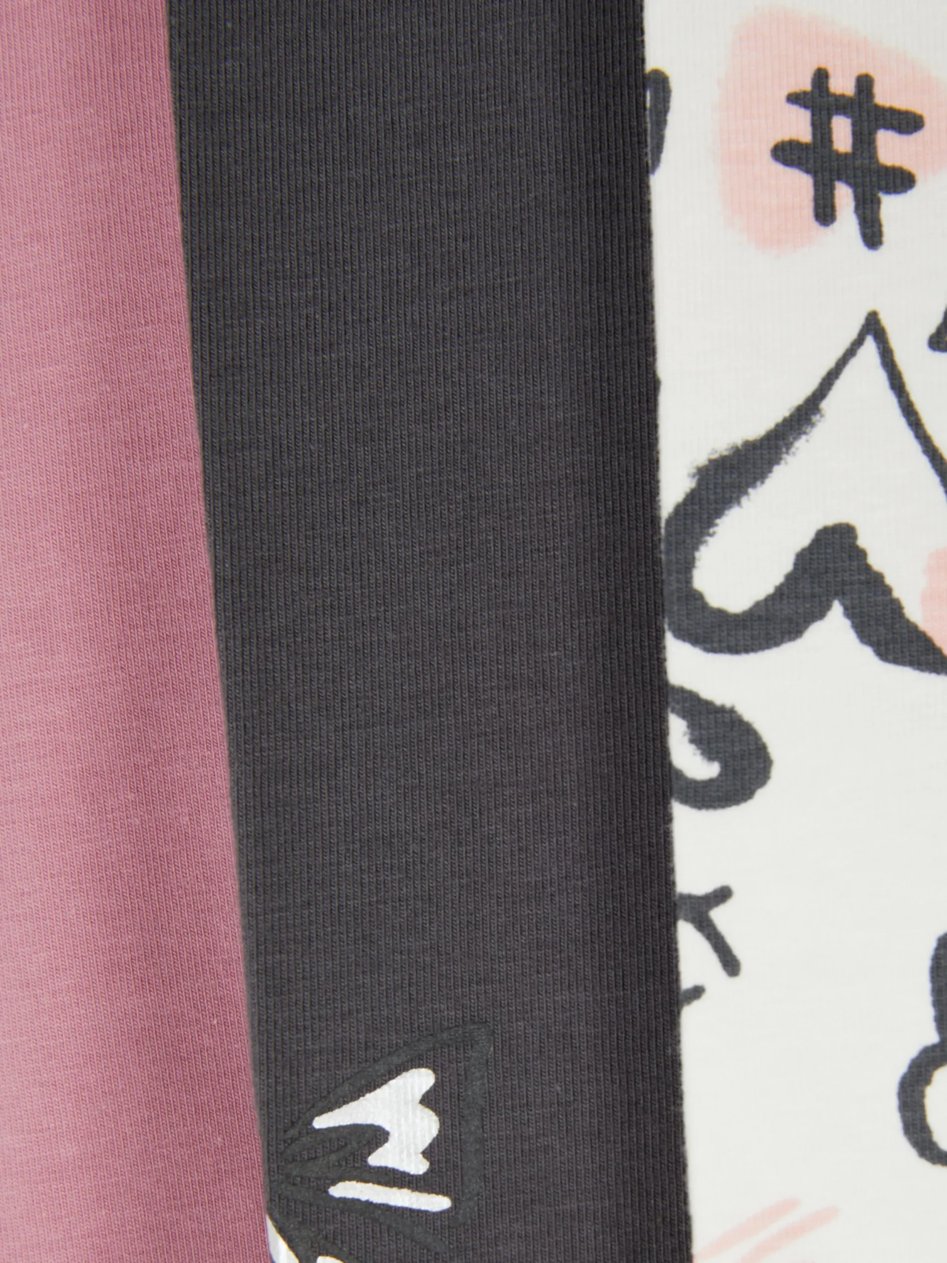 Hosen Und Leggings|Primark Leggings Mit Verschiedenen Mustern, 3er-Pack Anthrazitfarben