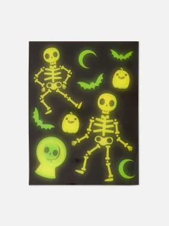 Halloween-Deko Und Süßigkeiten|Halloween Alle|Primark Leuchtende Halloween-Fenstersticker Orange