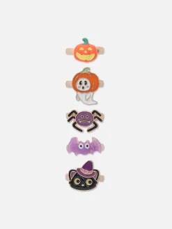 Halloween-Kostüme Für Kinder|Halloween-Accessoires|Primark Leuchtende Halloween-Ringe, 5er-Pack Multi
