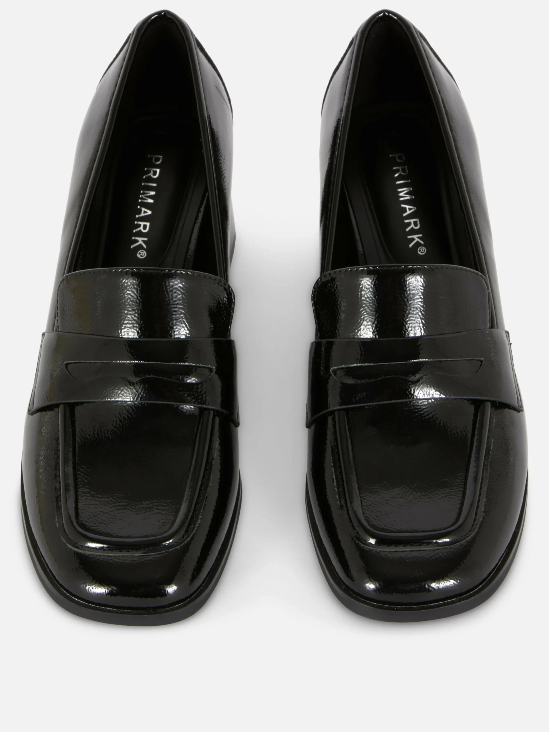 Gothic-Kleidung|Heels|Primark Loafer Mit Absatz Schwarz