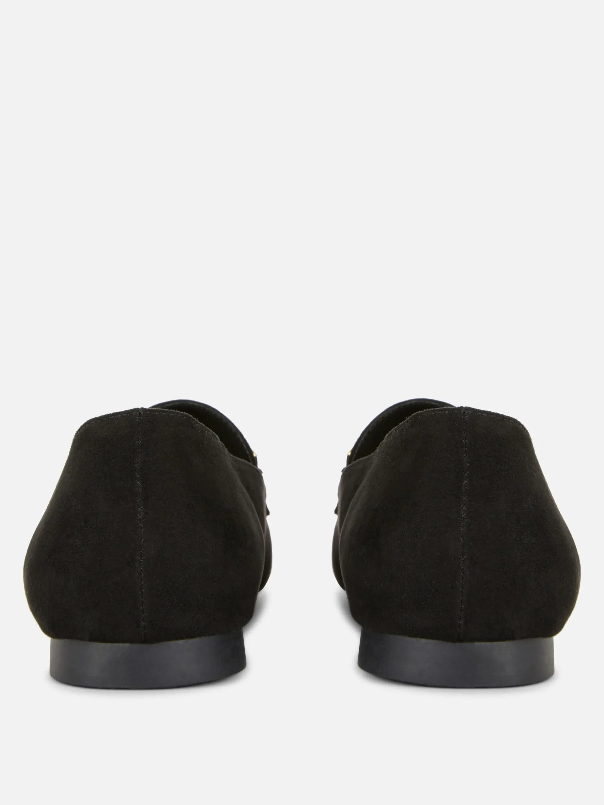 Flache Schuhe|Primark Loafer Mit Kettendetail In Weiter Passform Schwarz