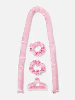 Hairstyling|Primark Lockenwickler-Set Ohne Hitze Hellrosa