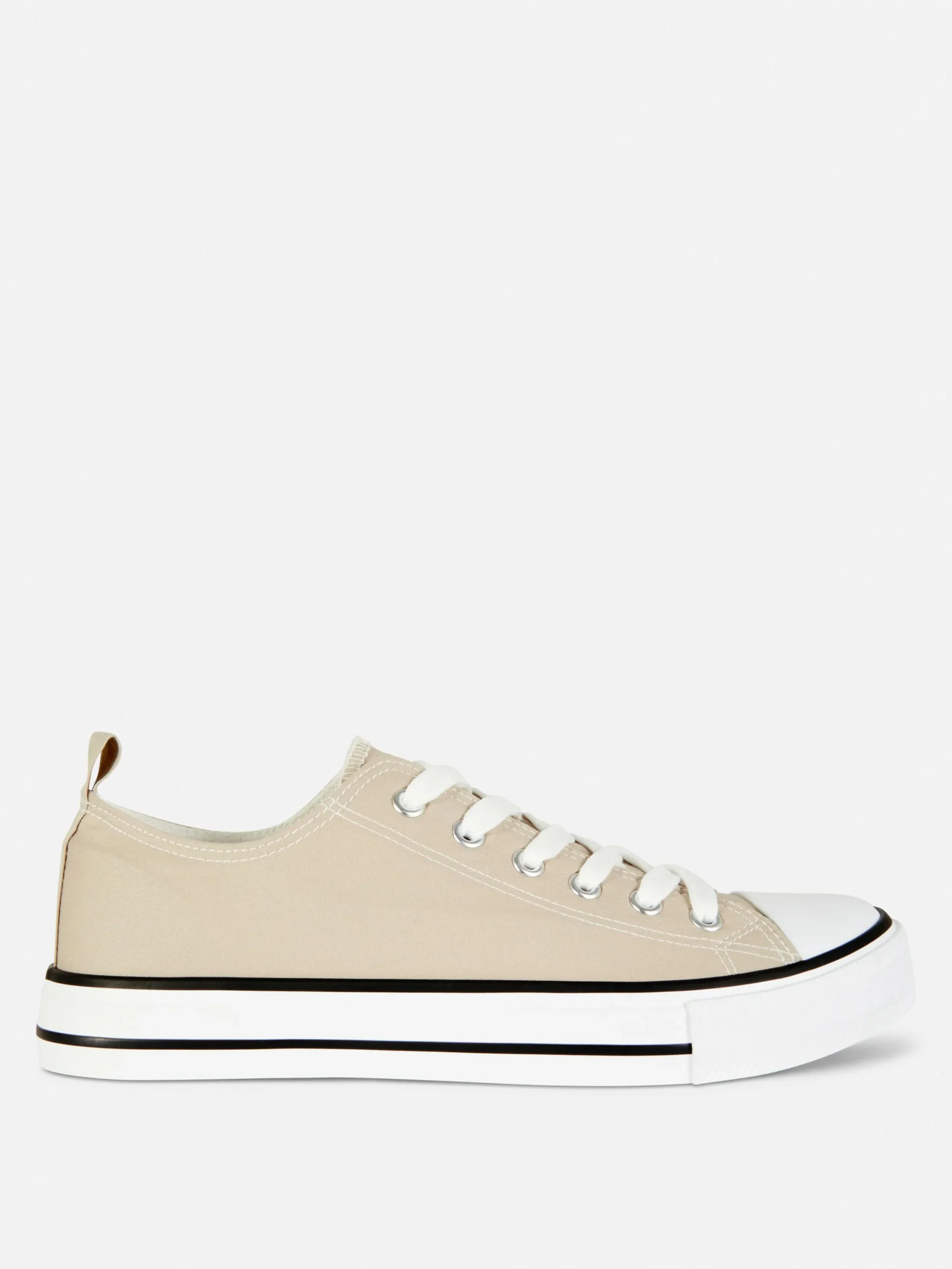 Sneakers|Primark Low-Top-Sneaker Aus Canvas Naturfarben