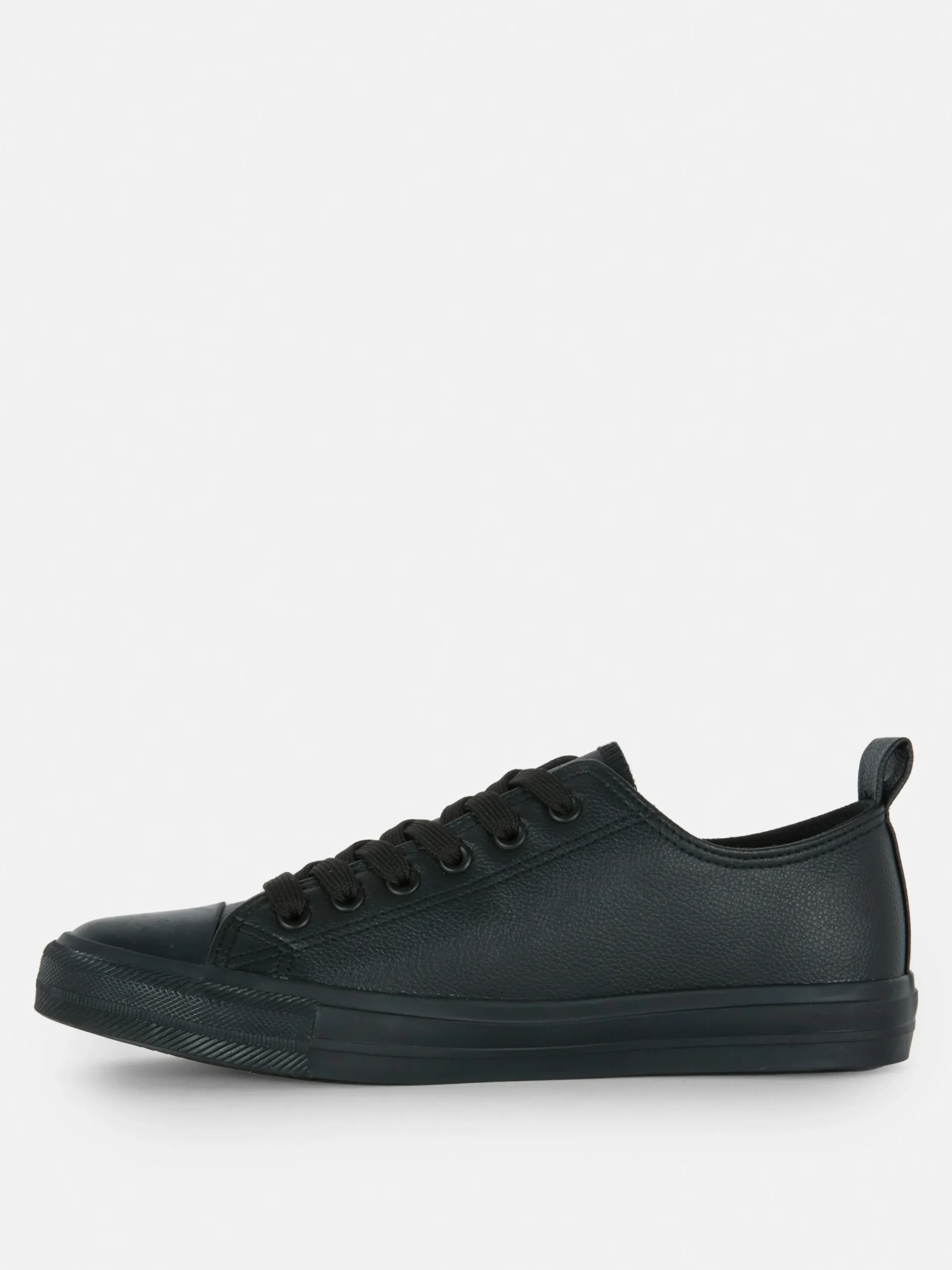 Sneakers|Primark Low-Top-Sneaker Aus Kunstleder Schwarz
