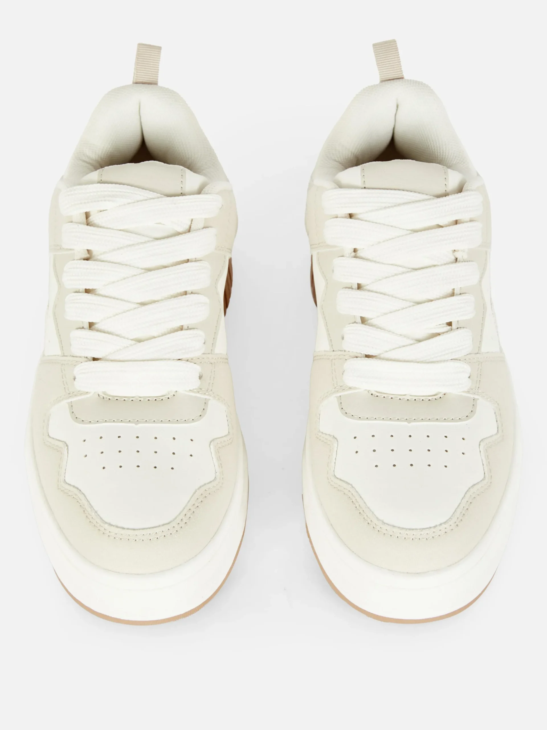 Sneakers|Primark Low-Top-Sneaker Im Skater-Stil Naturfarben