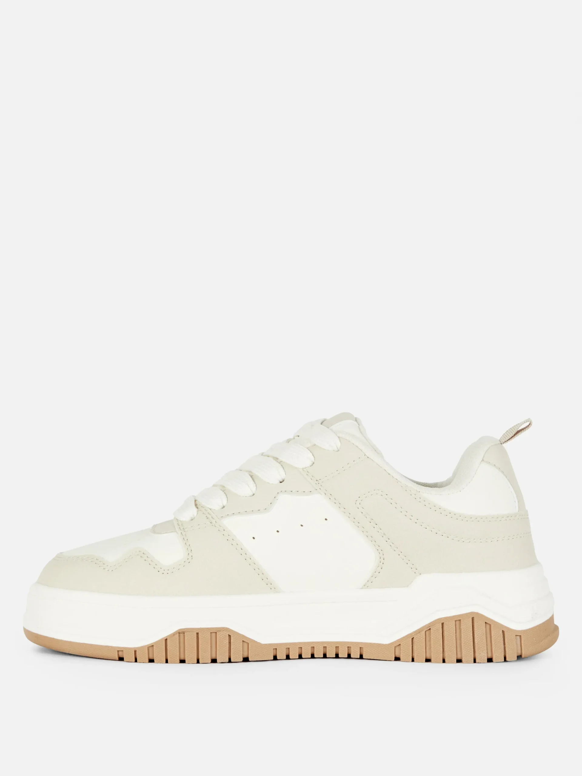 Sneakers|Primark Low-Top-Sneaker Im Skater-Stil Naturfarben