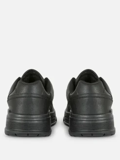 Sneakers|Primark Low-Top-Sneaker Im Skater-Stil Schwarz