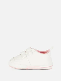 Sneakers|Primark Low-Top-Sneaker Mit Blumenmuster Weiß