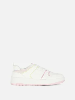 Sneakers|Primark Low-Top-Sneaker Mit Einsätzen Weiß