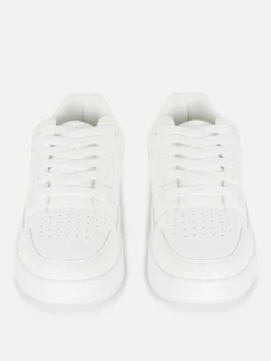 Sneakers|Primark Low-Top-Sneaker Zum Schnüren Weiß