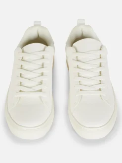 Sneakers|Primark Low-Top-Sneaker Zum Schnüren Weiß