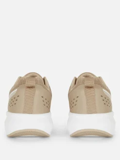 Sneakers|Primark Low-Top-Sneakers Aus Netzstoff Mokkafarben