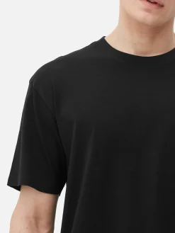 Tops Und T-Shirts|Primark Lässig Geschnittenes T-Shirt Schwarz