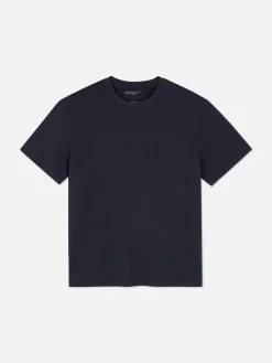 Tops Und T-Shirts|Primark Lässiges Baumwoll-T-Shirt Marineblau